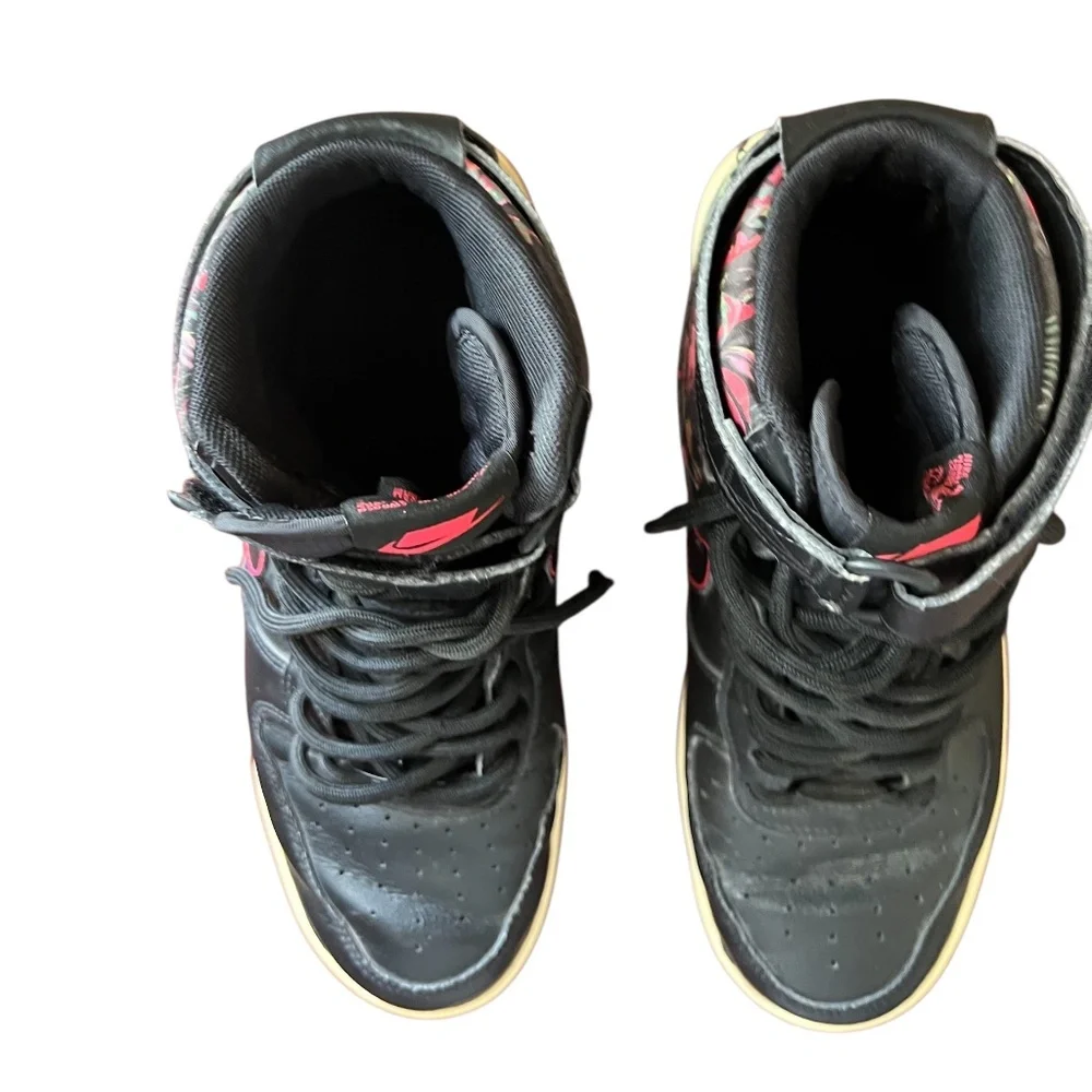 Nike‎ Air Force 1 Retro High Top Black Floral Men’s Size 8.5